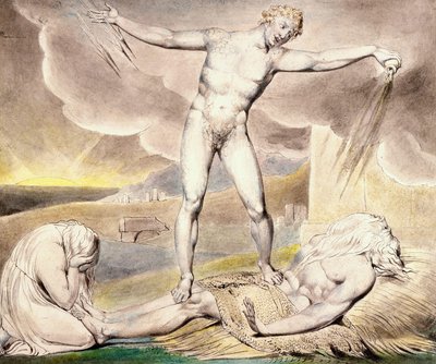 Satan Smiting Job with Boils by William Blake